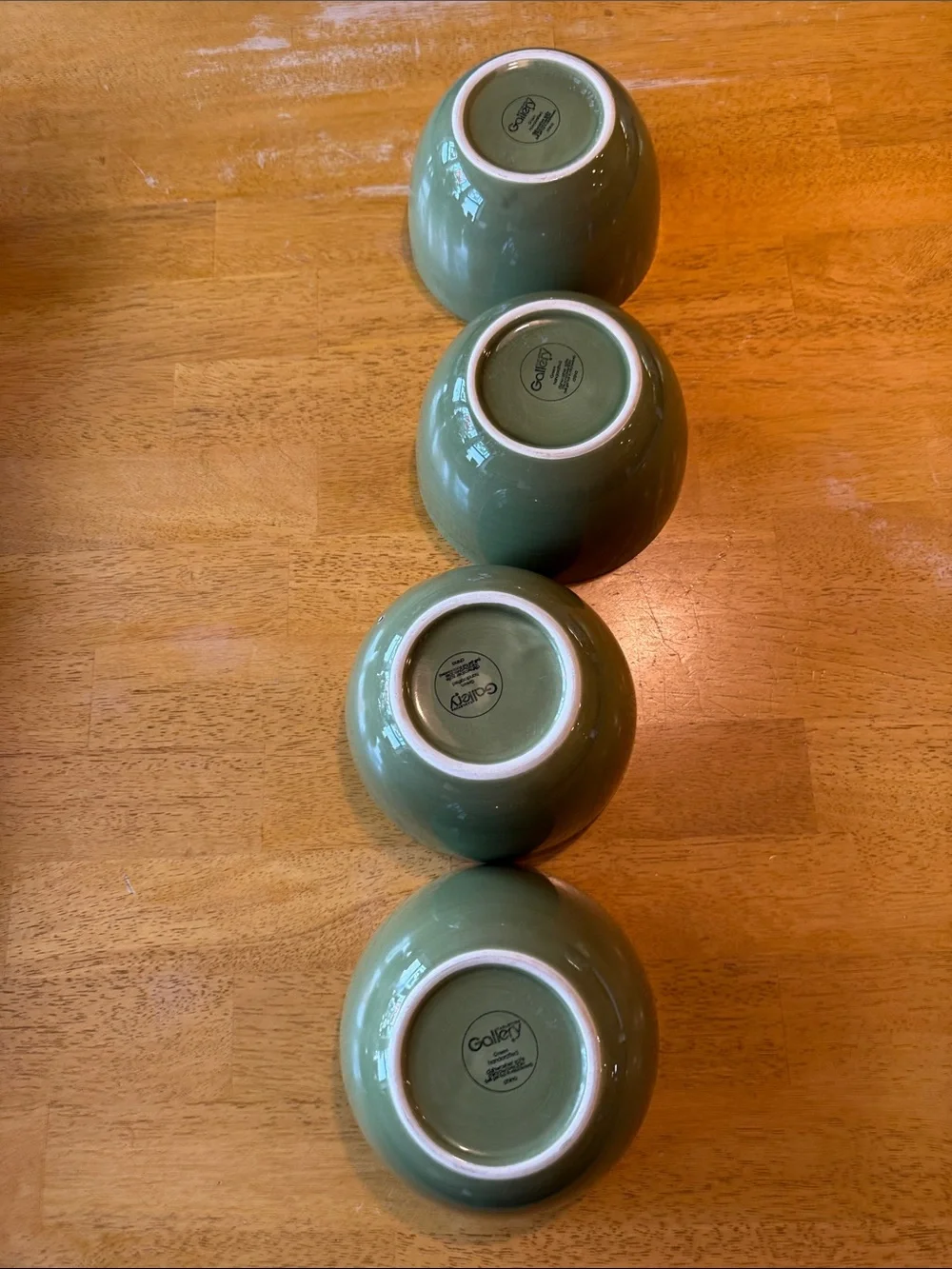 Gallery Olive Green Ceramic Bowls - Set of 4